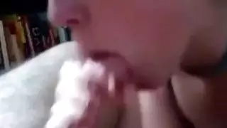 Teen Brunette Skilled Blowjob