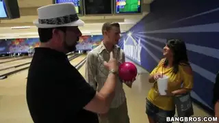 Fuck Team Five goes to a sweet bowling alley