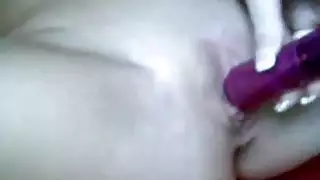 Naked blonde babe pussyplaying