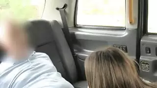 Huge boobs passenger asshole rammed hard by the driver