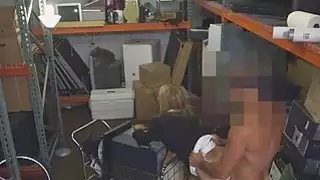 Blonde MILF Doggystyle And Face Fucked In Pawn Shop