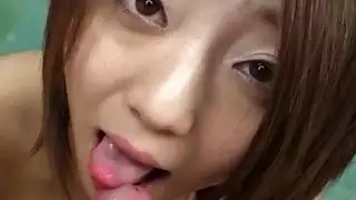 Uncensored JAV amateur POV blowjob Subtitled